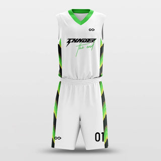 White Basketball Uniform