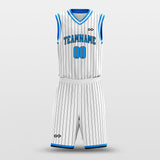 Ocean White - Customized Basketball Jersey Design for Team