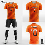 Orange Light Soccer Jersey Kit