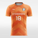 Cool Orange - Women Custom Soccer Jerseys Design Chevron