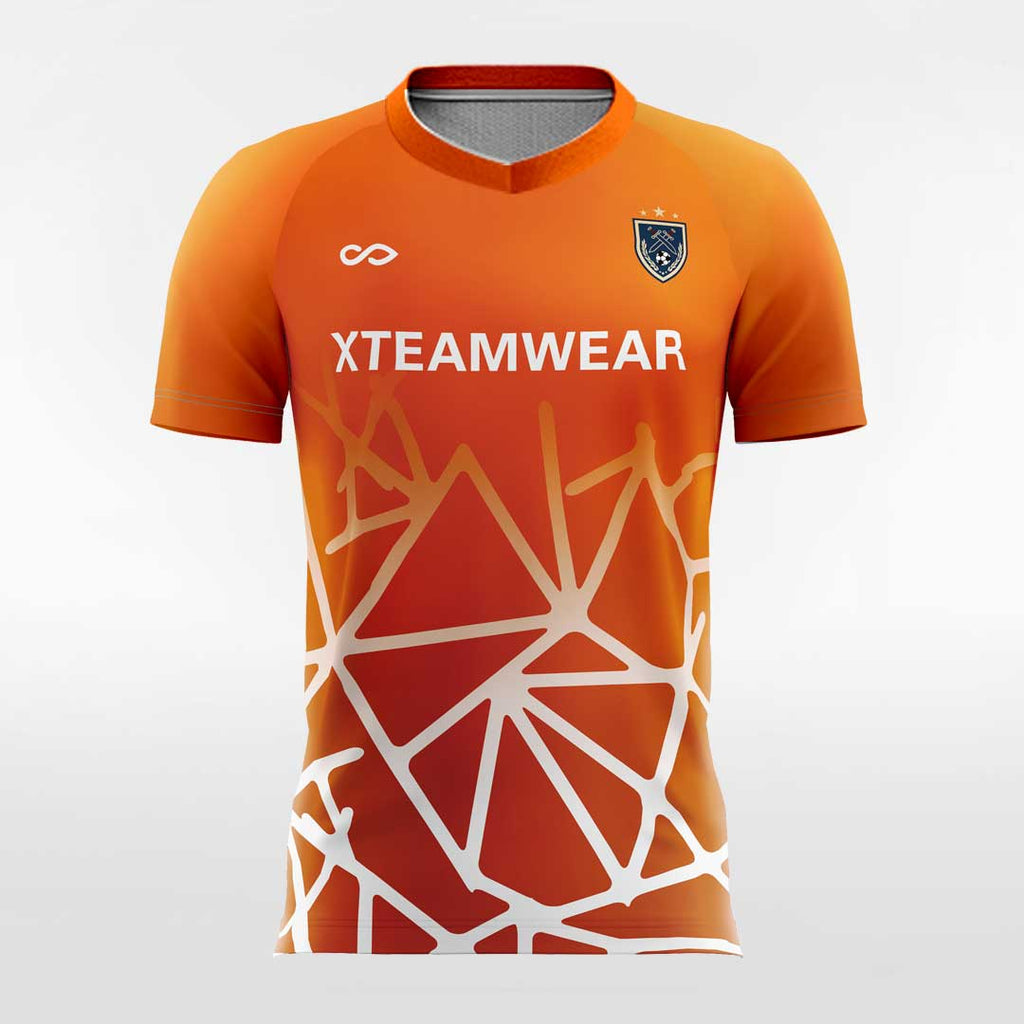 Pop Camouflage - Custom Women Soccer Jerseys Design Orange-XTeamwear