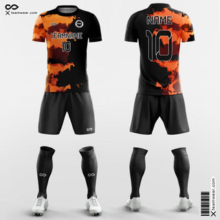 Orange Tie Dye Soccer Jersey