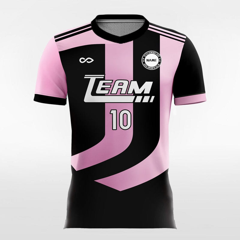 Design Pink Soccer Jerseys, Pink Football Uniforms Print-XTeamwear