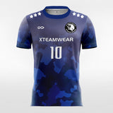 Pop Camouflage - Custom Womens Soccer Jerseys Design Navy Blue