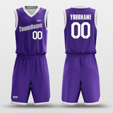 purple white basketball jerseys
