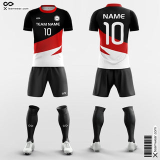 Red and Black Soccer Jersey