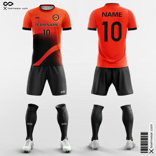 Red and Black Soccer Jersey