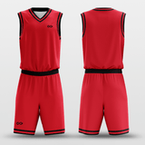 red basketball jerseys