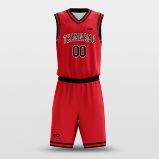 red black basketball jerseys