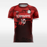 Red Camouflage soccer jerseys