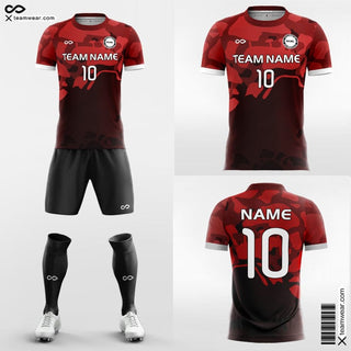 Red Soccer Jerseys Custom Sublimation