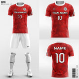 Red Soccer Team Jerseys