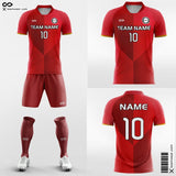 Red Soccer Uniforms for University