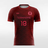 Red Stripe - Women Custom Soccer Jerseys Design Graphic