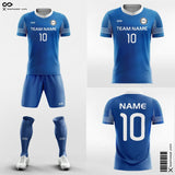 Retro Blue Soccer Jersey for Club