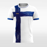 retro blue soccer team jerseys for women