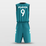 Custom Basketball Uniform Dark Green