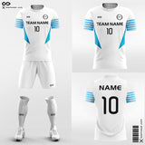 Simple Soccer Jersey White