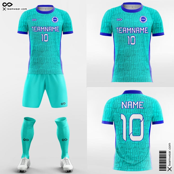 Blue Split - Custom Soccer Jerseys Kit Sublimated for Club-XTeamwear
