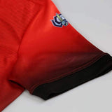Red Custom Football Shirts Details