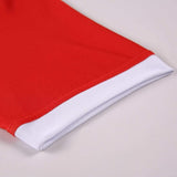 Red Breakthrough Soccer Jersey Sleeve Detail