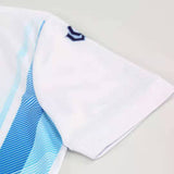 Blue&White Custom Football Shirts Details