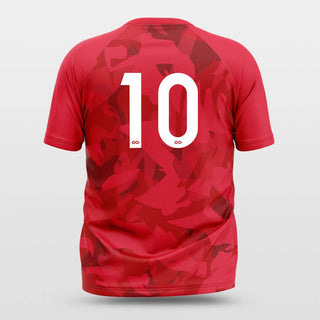 Red Camo Team Jerseys