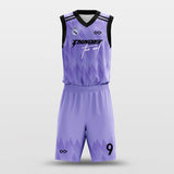 Purple basketball jerseys