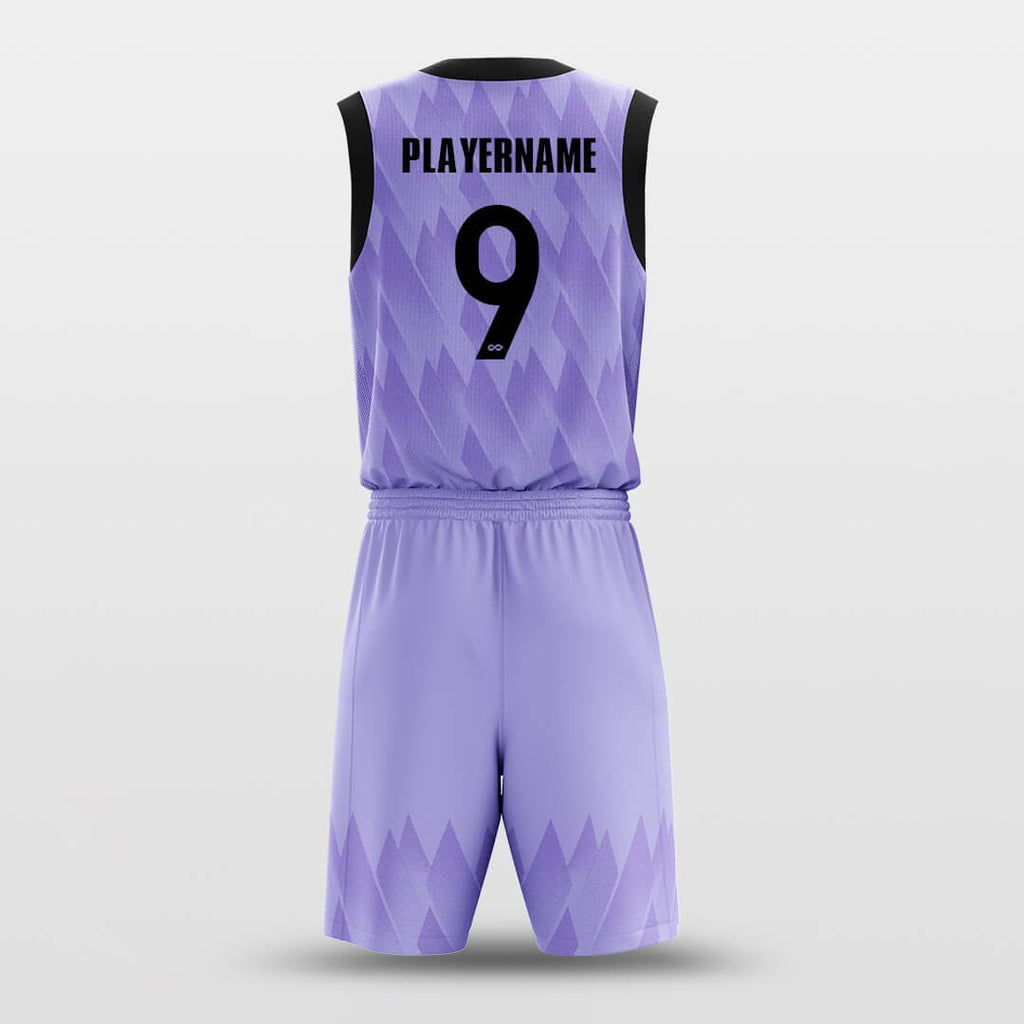 Thorns - Custom Sublimated Basketball Jersey Set Purple Graphic