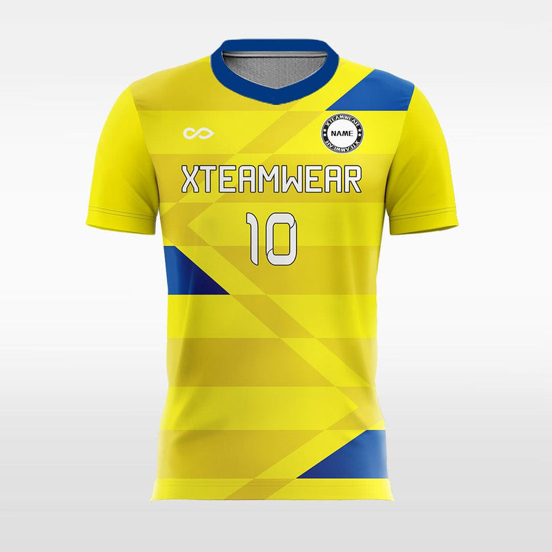 Yellow Soccer Jersey & Football Shirts Custom Design Online-XTeamwear