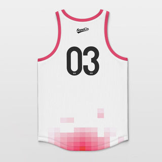 Pink Basketball Jerseys Design