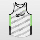 Velocity - Customized Basketball Jersey Top Stripe Design