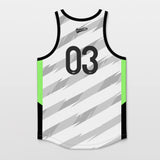 Basketball Jersey Grey and White