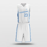 NCAA White - Customized Basketball Jersey Design for Team