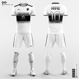 White and Black Soccer Jerseys