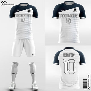 white and blue soccer jersey kit geometry