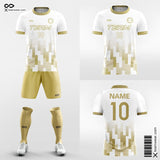 White and Yellow Soccer Jerseys