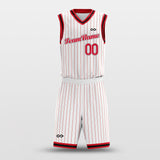 Rockets White - Customized Basketball Jersey Design for Team