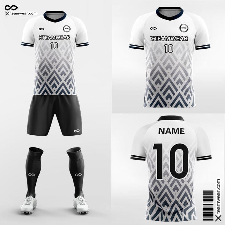 soccer jersey black and white