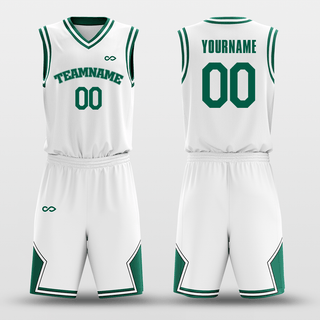 white green basketball jerseys