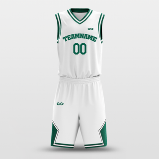 white green basketball jerseys