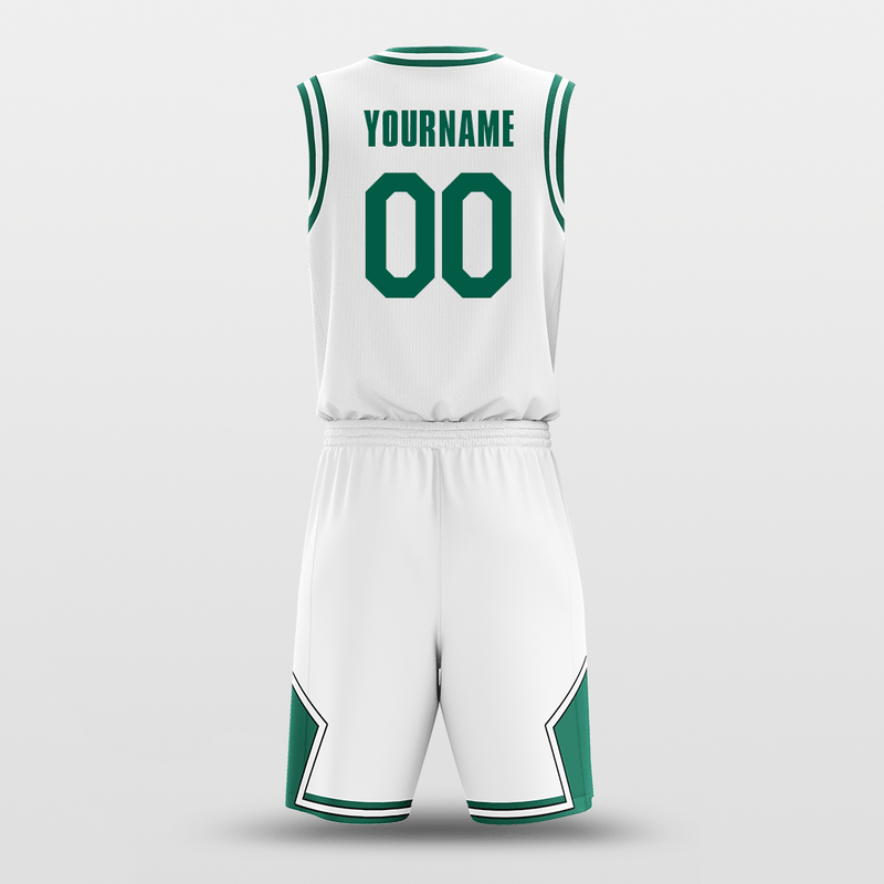 Spider - Custom Sublimated Basketball Uniform Set Dark Green-XTeamwear