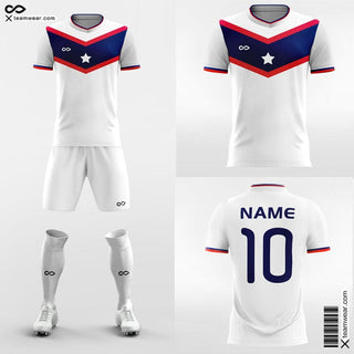 White Soccer Jersey for University