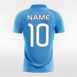 women blue soccer jersey design