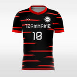 Red Stripe - Women Custom Soccer Jerseys Design Printing