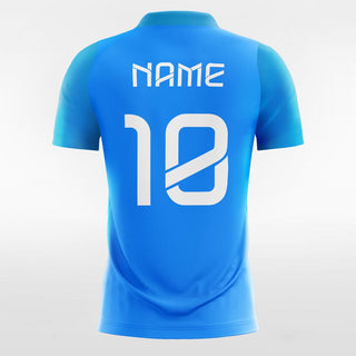 womens blue soccer jersey design