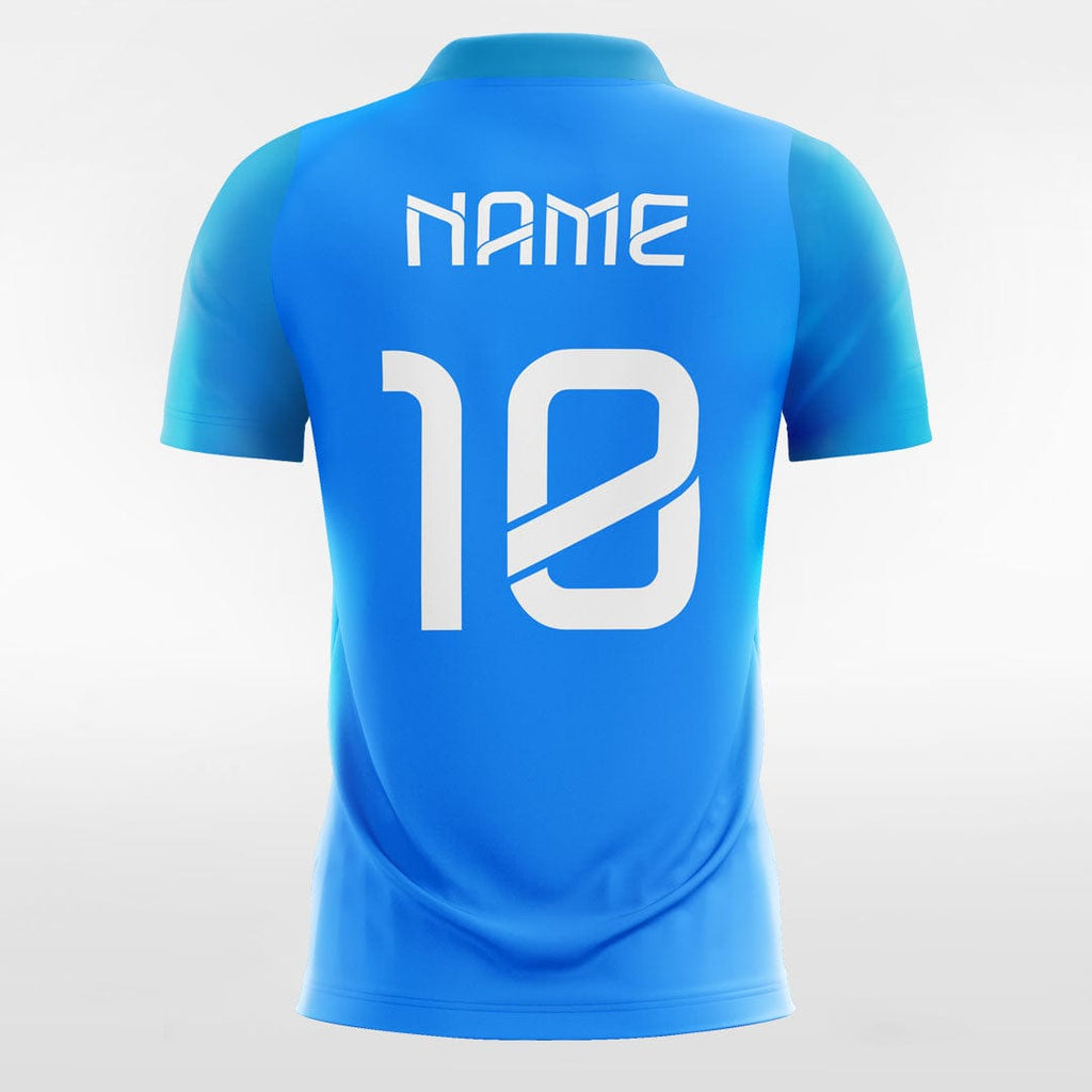 womens blue soccer jersey design