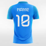 womens blue soccer jersey design