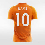 Vintage Marble - Custom Womens Soccer Jerseys Design Orange