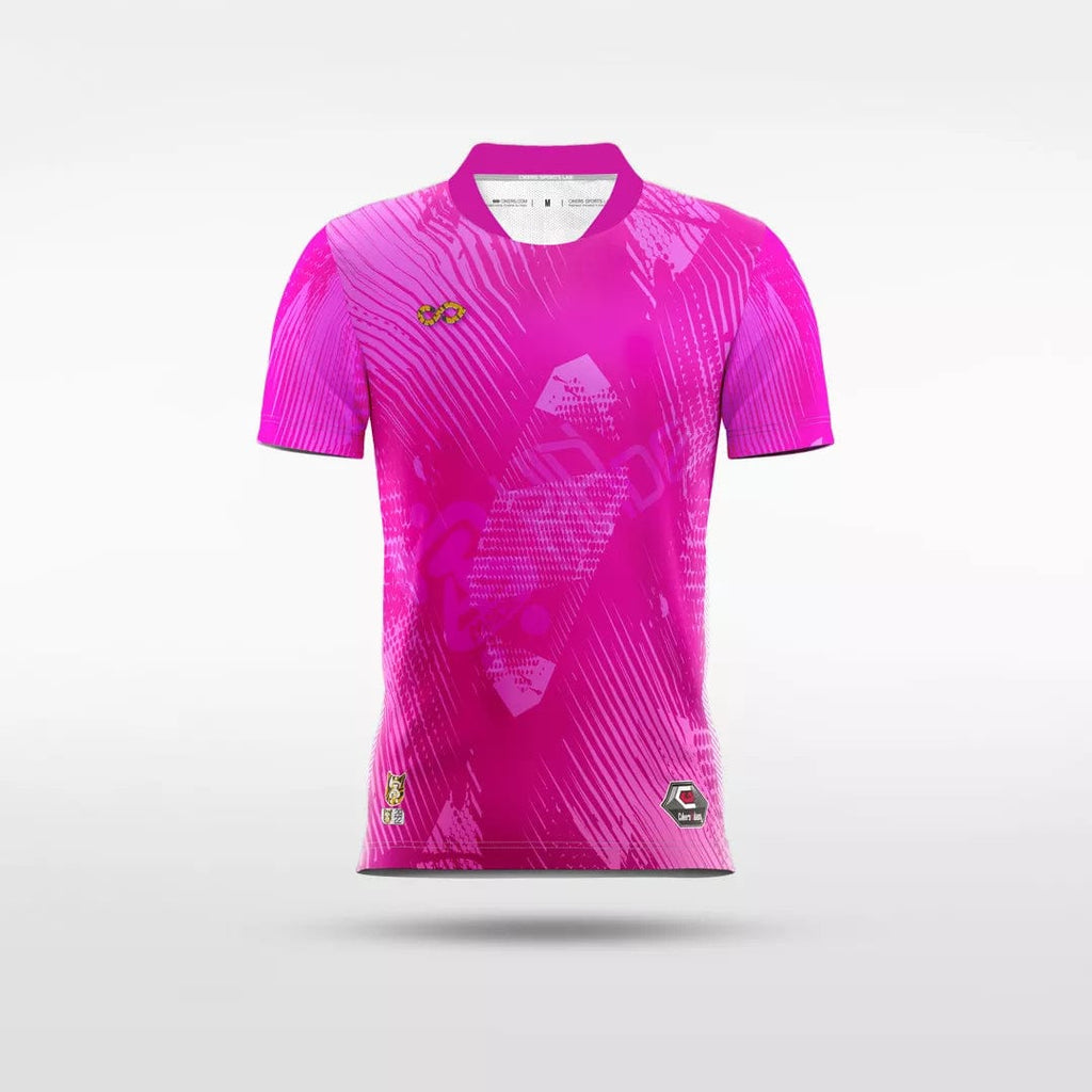 Retro Color- Custom Womens Soccer Jerseys Design Pink-XTeamwear